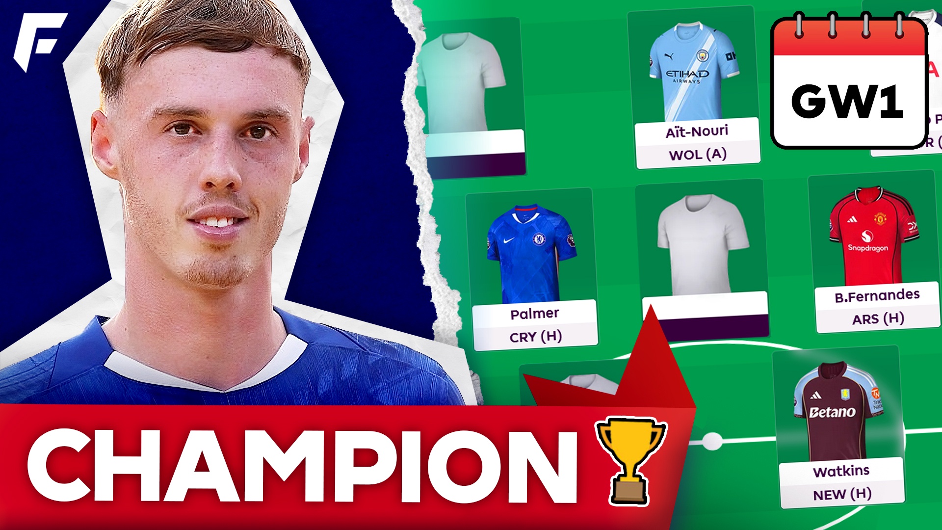 FPL Teams of FIVE Champions Revealed