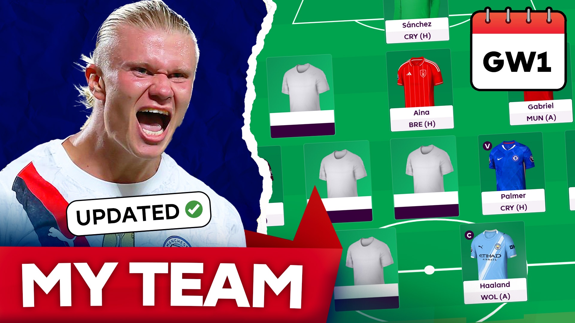 My NEW FPL 2025/26 Team